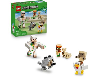 LEGO® Minecraft® 21592 Kuřecí žokej a útok v poušti