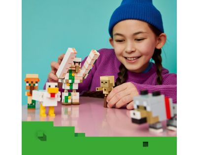 LEGO® Minecraft® 21592 Kuřecí žokej a útok v poušti