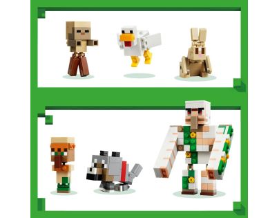LEGO® Minecraft® 21592 Kuřecí žokej a útok v poušti