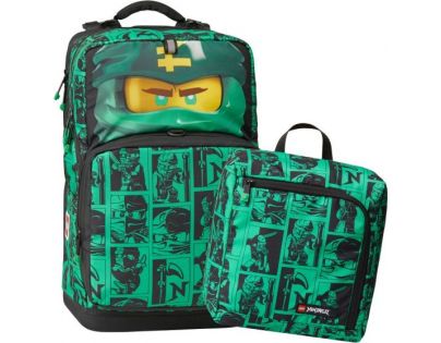 LEGO® Ninjago Green Maxi Plus školní  batoh 2 dílný set