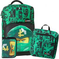 LEGO® Ninjago Green Optimo Plus školní batoh 3dílný set