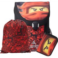 LEGO® Ninjago Red easy školní aktovka 3dílný set