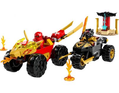 LEGO® NINJAGO® 71789 Kai a Ras v duelu auta s motorkou