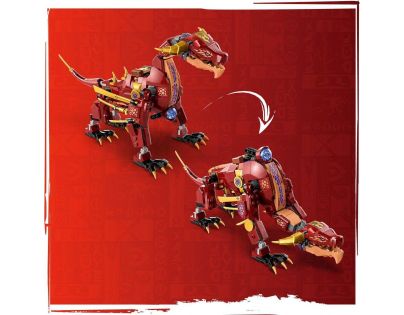 LEGO® NINJAGO® 71793 Heatwave a jeho transformační lávový drak