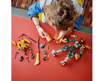 LEGO® NINJAGO® 71794 Lloyd, Arin a jejich tým nindža robotů