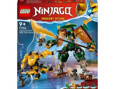 LEGO® NINJAGO® 71794 Lloyd, Arin a jejich tým nindža robotů