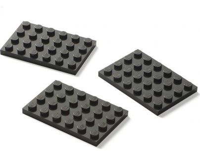 LEGO® Organizér se třemi zásuvkami tmavě šedý