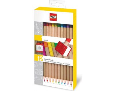 LEGO® Pastelky mix barev 12 ks s LEGO® klipem