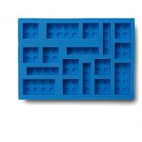 LEGO® silikonová forma na led modrá 3