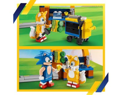 LEGO® Sonic The Hedgehog™ 76991 Tailsova dílna a letadlo Tornádo