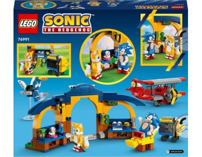 LEGO® Sonic The Hedgehog™ 76991 Tailsova dílna a letadlo Tornádo
