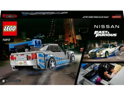 LEGO® Speed Champions 76917 2 Fast 2 Furious Nissan Skyline GT-R (R34) - Poškozený obal