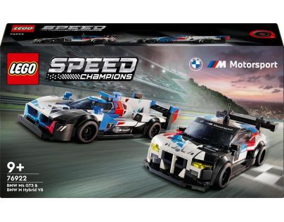 LEGO® Speed Champions 76922 Závodní auta BMW M4 GT3 a BMW M Hybrid V8 - Poškozený obal