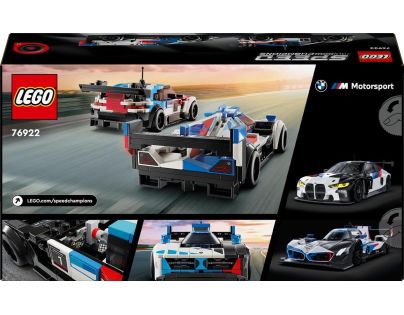 LEGO® Speed Champions 76922 Závodní auta BMW M4 GT3 a BMW M Hybrid V8 - Poškozený obal
