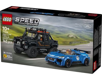 LEGO® Speed Champions 77264 Jaguar Project 7 a Land Rover Defender