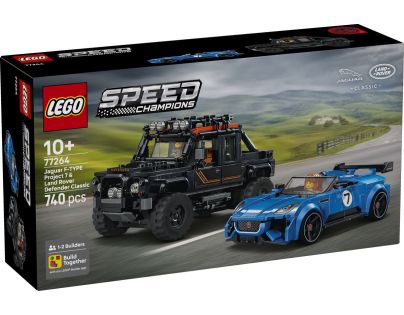 LEGO® Speed Champions 77264 Jaguar Project 7 a Land Rover Defender