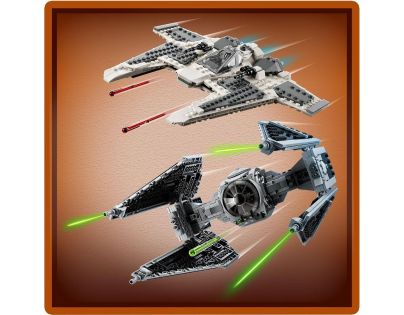 LEGO® Star Wars™ 75348 Mandalorianská stíhačka třídy Fang proti TIE Interceptoru