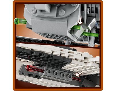 LEGO® Star Wars™ 75348 Mandalorianská stíhačka třídy Fang proti TIE Interceptoru
