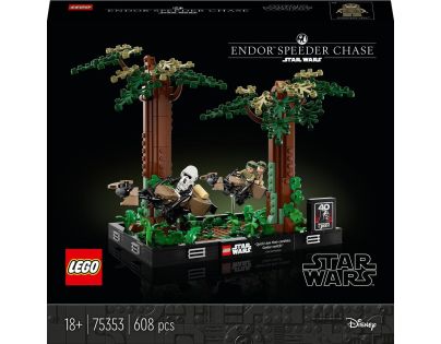 LEGO® Star Wars™ 75353 Honička spídrů na planetě Endor™ Diorama - Poškozený obal