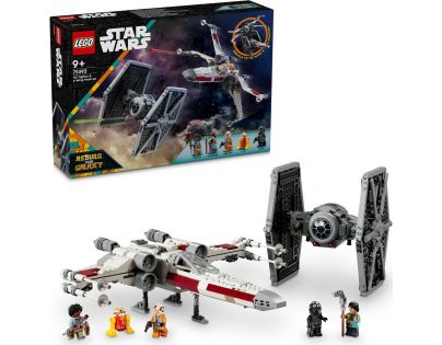 LEGO® Star Wars™ 75393 Stíhačka TIE a X-wing – kombinovaná stavebnice