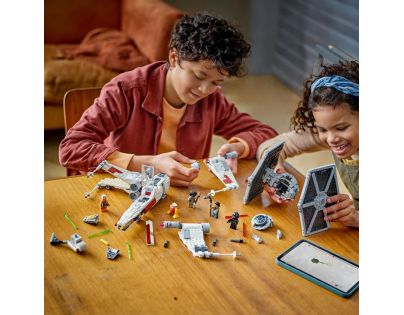 LEGO® Star Wars™ 75393 Stíhačka TIE a X-wing – kombinovaná stavebnice