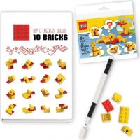 LEGO® Stationery Classic Kachny zápisník s perem a stavebnicí LEGO® Stationery Classic Kachny zápisník s perem a stavebnicí