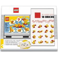 LEGO® Stationery Classic Kachny zápisník s perem a stavebnicí 2
