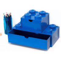LEGO® stolní box 8 se šuplíky modrý 4