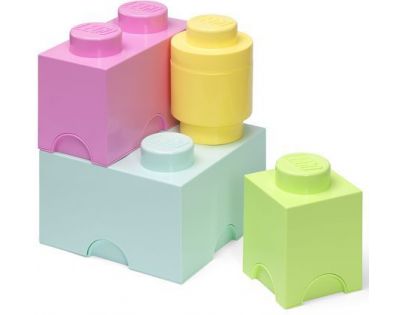 LEGO® Úložné boxy Multi-Pack 4 ks pastelové