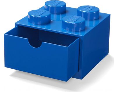 LEGO® úložný box 4 se šuplíky modrý