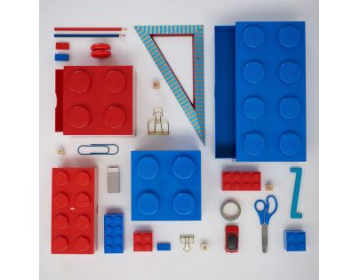 LEGO® úložný box 4 se šuplíky modrý