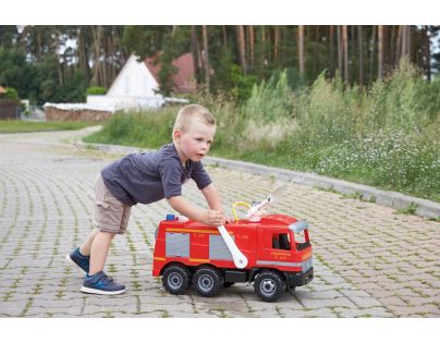 Lena Mercedes Hasičské auto s vodním dělem a nálepkami