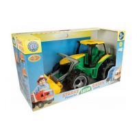 LENA 02080 - Traktor se lžící a bagrem, zeleno žlutý 5