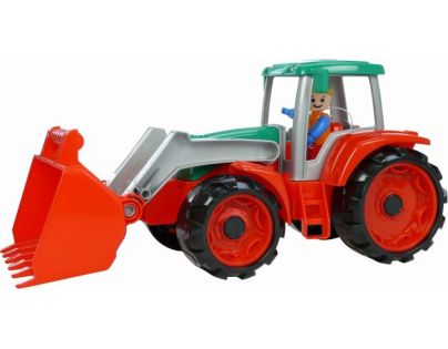 Lena Truxx Traktor s přívěsem na seno s ozdobným kartónem - Poškozený obal
