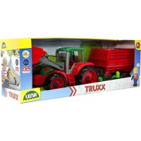 Lena Truxx Traktor s přívěsem na seno s ozdobným kartónem - Poškozený obal 4