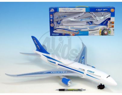Letadlo AIRBUS A350 1:150  se světlem a zvukem