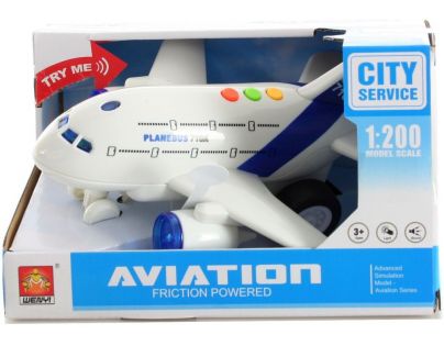 Letadlo se zvukem a světlem