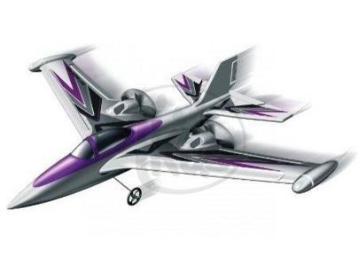 Silverit Letadlo X-Twin R/C Air Acrobat - Fialová