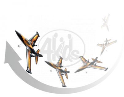 Silverit Letadlo X-Twin R/C Air Acrobat - Oranžová