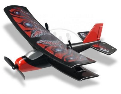 Silverlit Letadlo X-Twin RC Classic Trainer - Červená