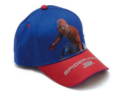 Letní kšiltovka Spiderman modro-červená vel.54
