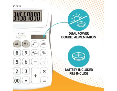 Lexibook 10místná kalkulačka s nastavitelným úhlem obrazovky