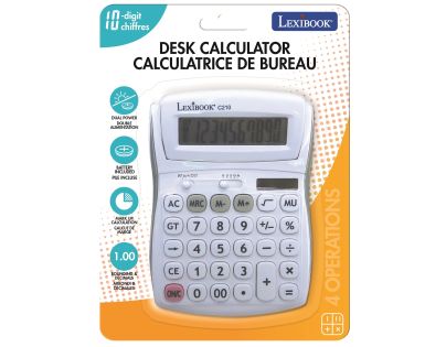 Lexibook 10místná kalkulačka s nastavitelným úhlem obrazovky