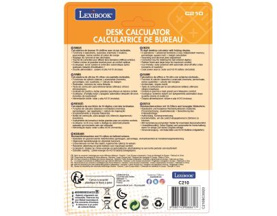 Lexibook 10místná kalkulačka s nastavitelným úhlem obrazovky