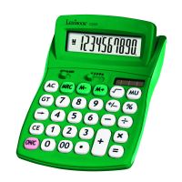 Lexibook 10místná kapesní kalkulačka s gumovým povrchem zelená