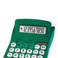 Lexibook 10místná kapesní kalkulačka s gumovým povrchem zelená 2