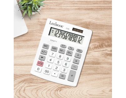 Lexibook 12místná kapesní kalkulačka solární s baterií