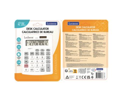 Lexibook 12místná kapesní kalkulačka solární s baterií