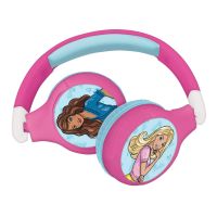 Lexibook 2v1 bluetooth skládací sluchátka Barbie s limitem hlasitosti 4