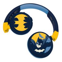 Lexibook 2v1 bluetooth skládací sluchátka Batman s limitem hlasitosti 3